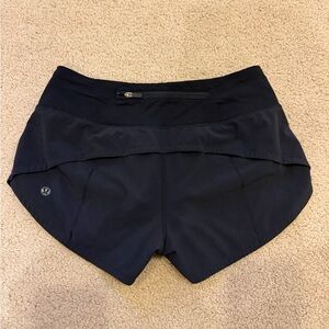 Lululemon Black Low-Rise Athletic Shorts – Size 2